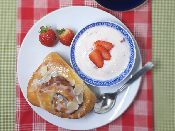 "Cherry Goodness" Cinnamon Roll Tray