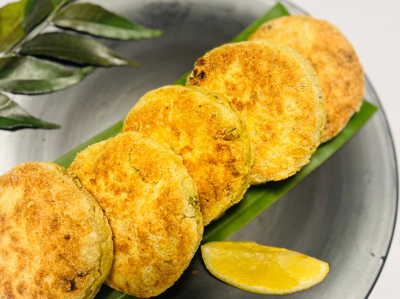 Potato & pea cutlets