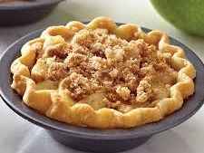 Apple crumble pie