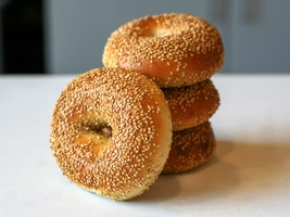 Fresh Sourdough Bagels