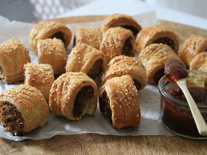 Pork, Apple & Fennel Sausage Rolls