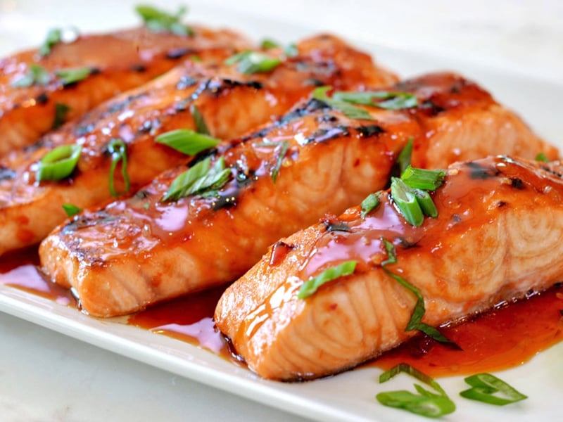 Sweet Chilli Salmon (P)