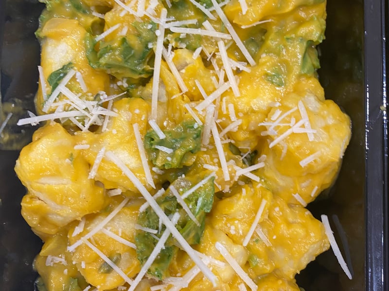 Vegan Cauliflower Gnocchi with Pumpkin, Sage  & Kale