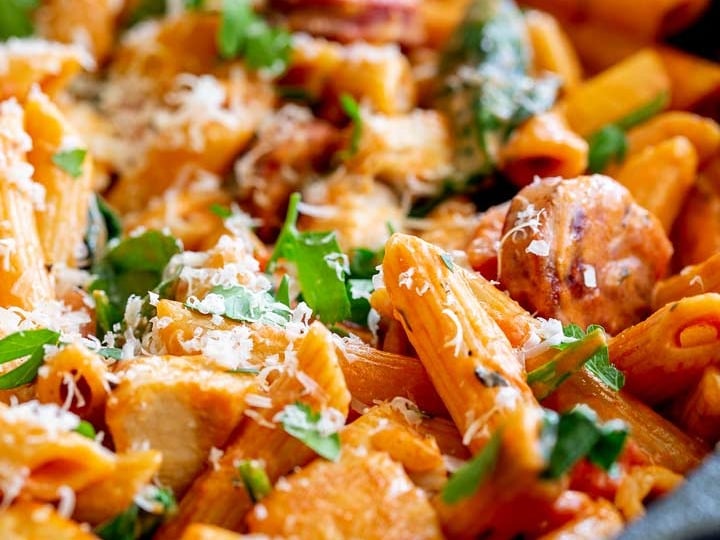 Creamy Tomato Chorizo Pasta