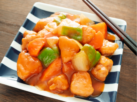 Sweet & Sour Chicken w/ Rice