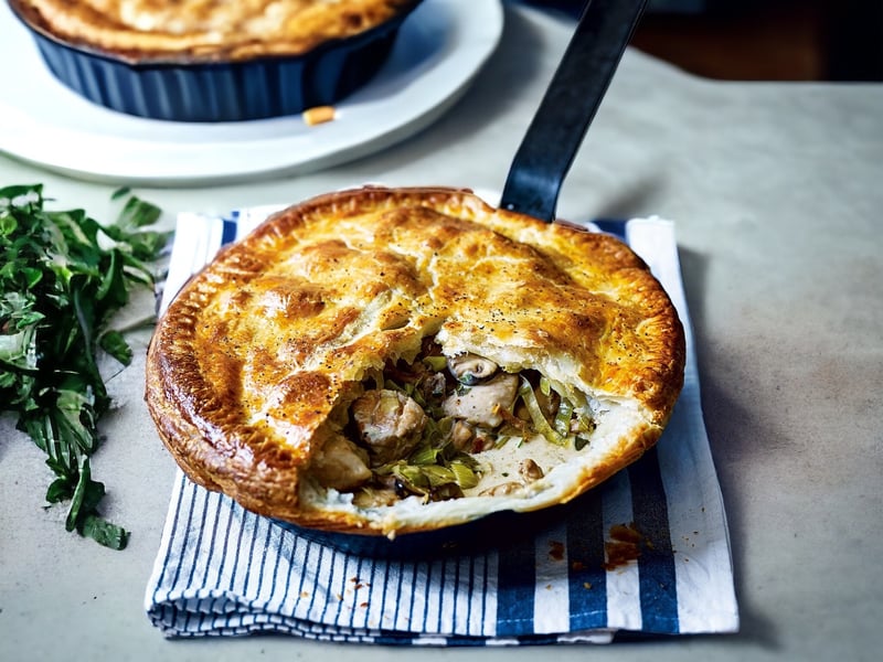 Chicken, Leek & Tarragon Pie