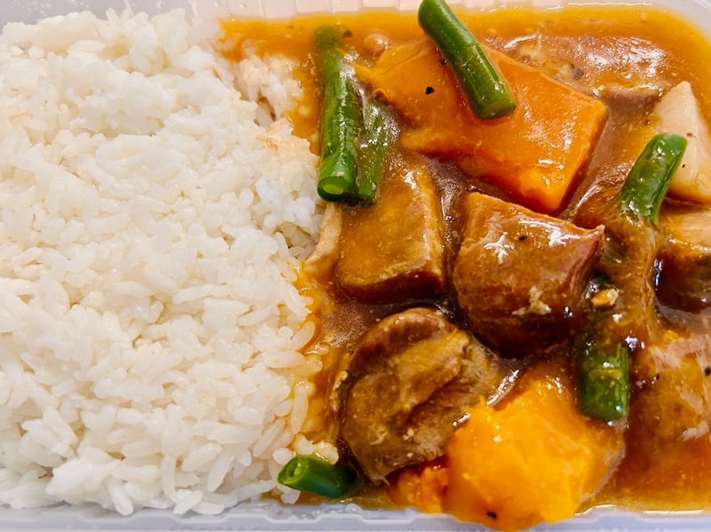 Japanese Pork Curry with Steamed Rice Large