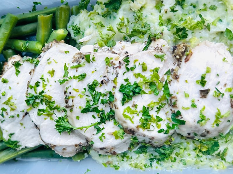 Lean - Chicken with Mashed Broccoli and Potato with Greens