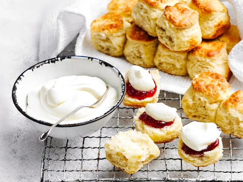 Scones with Jam & Cream