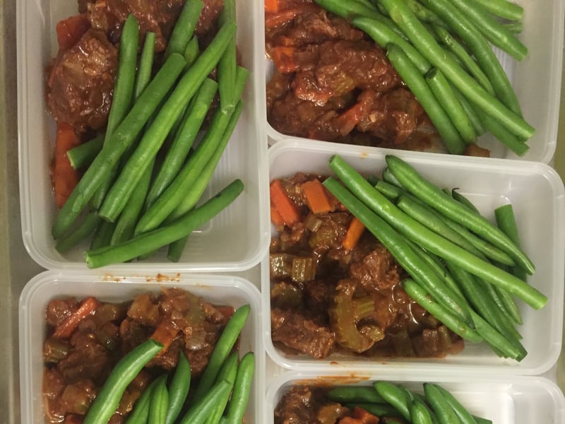 Balsamic Braised Beef with Green Beans