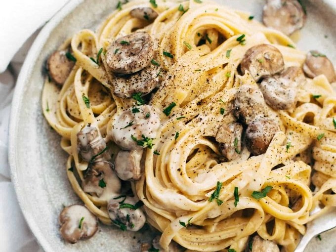 Mushroom Fettuccine