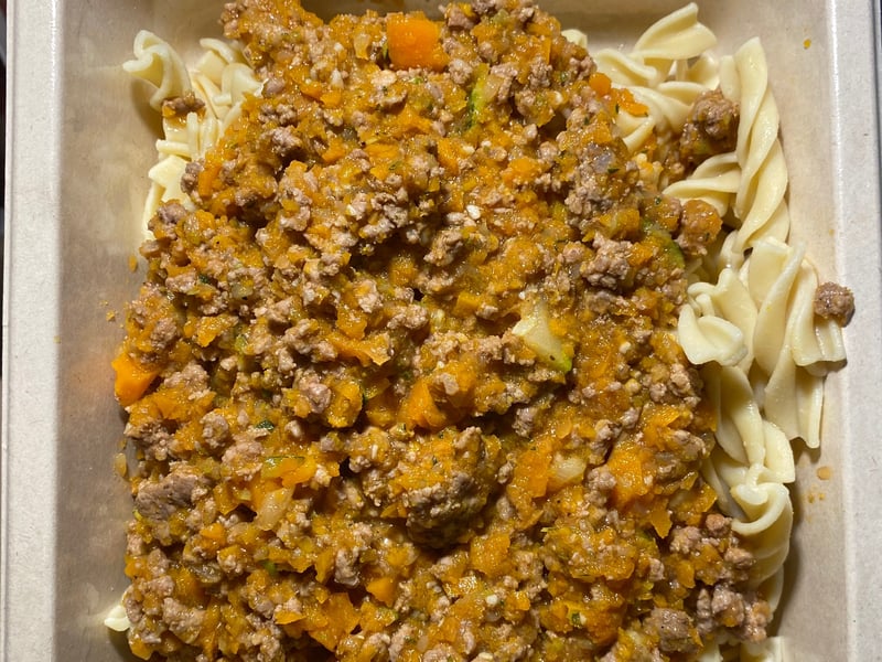 Pasta Bolognese 1030 Cals