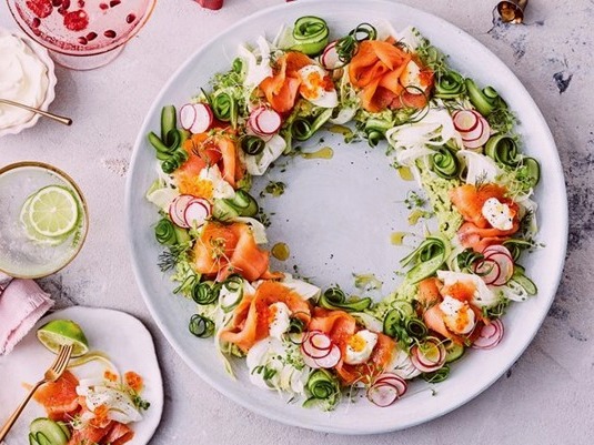 Smoked Salmon Wreath