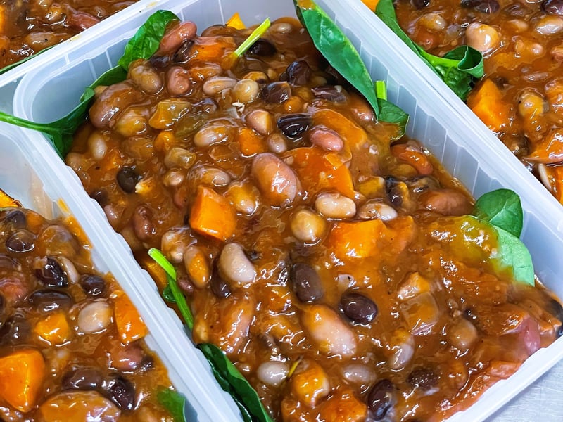 FROZEN: Vegan Hearty Protein Mix Beans Stew