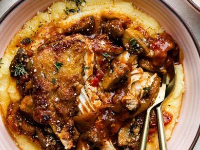 Sliced Chicken Breast Cacciatore