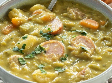 Dutch Split Pea and Sausage Soup (Erwtensoep)