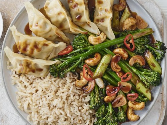 Vegetable Gyoza Stir Fry