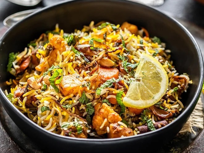 Ginger & Cashew Vegetable Biryani