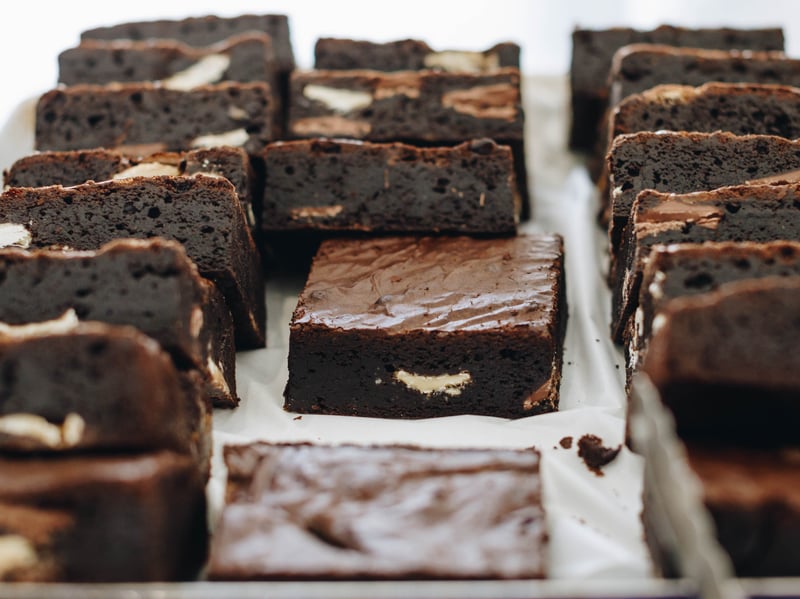 Triple Choc Brownies