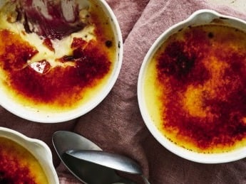 Rhubarb & Ginger Crème Brûlée