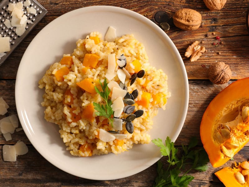 Chicken and Pumpkin Risotto