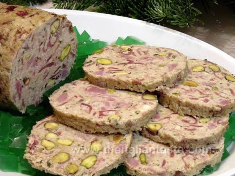 Chicken, Pistachio and Apricot Terrine