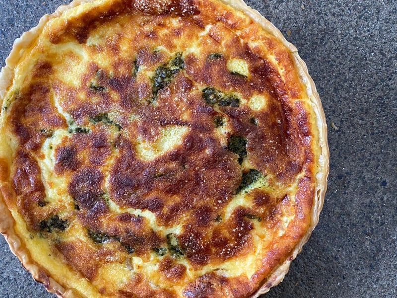 GLUTEN FREE Roast Vegetable Quiche