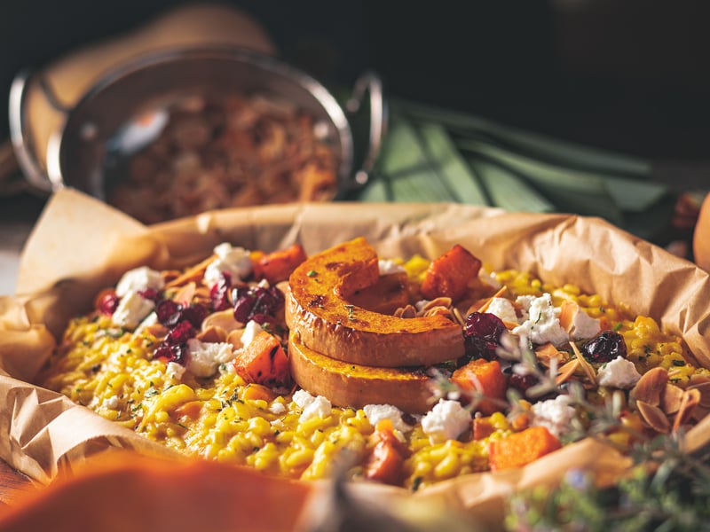 FROZEN Roasted Pumpkin Risotto with Fetta and Pine Nuts