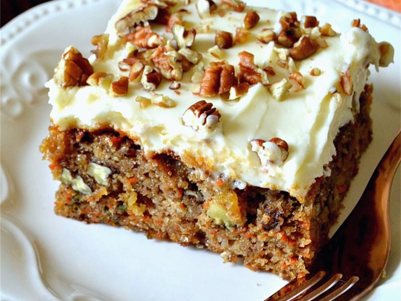 Carrot Cake with Cream Cheese Frosting