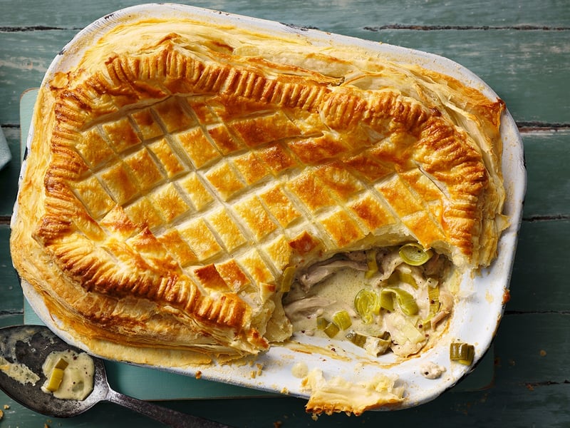 Chicken And Leek Pie