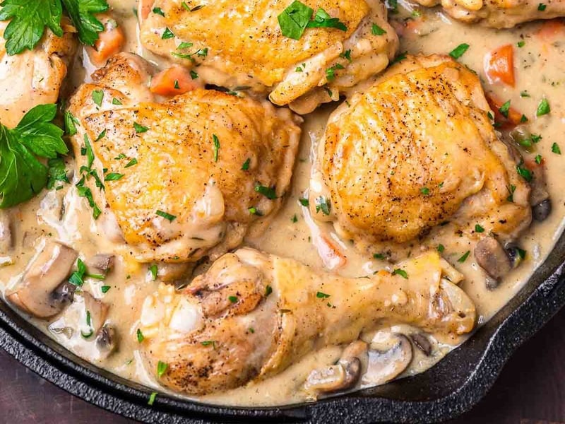 Chicken Fricasee