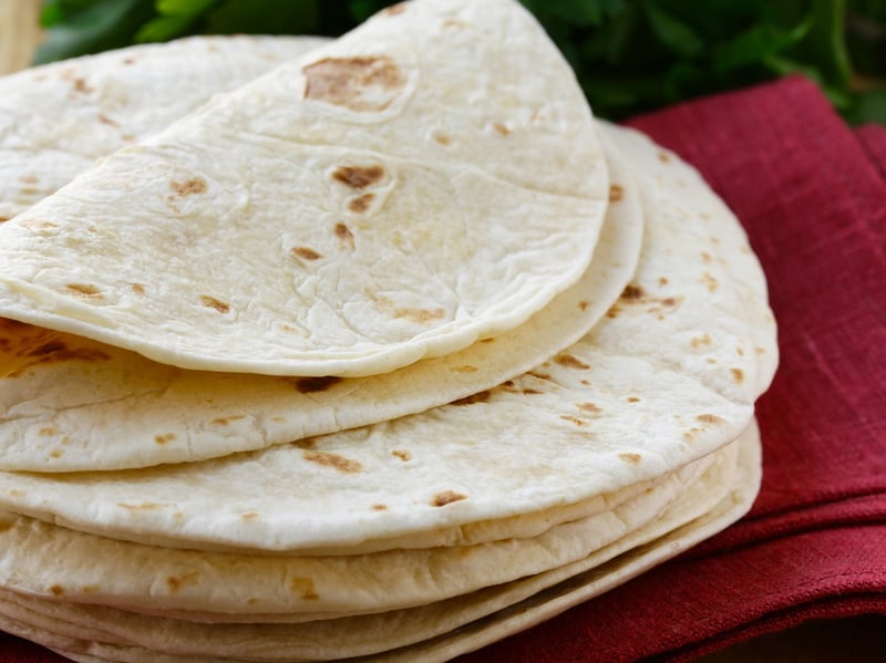 8 pack of Tortilla Wraps