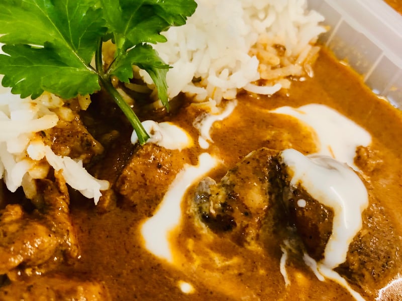 Ehren's Beef Curry with Basmati Rice $11