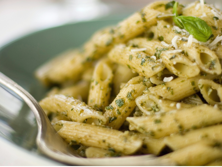 Creamy Penne Pesto