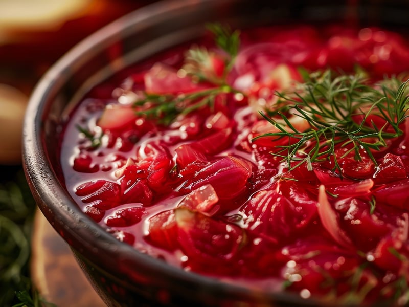 European Beetroot Soup (Borscht)