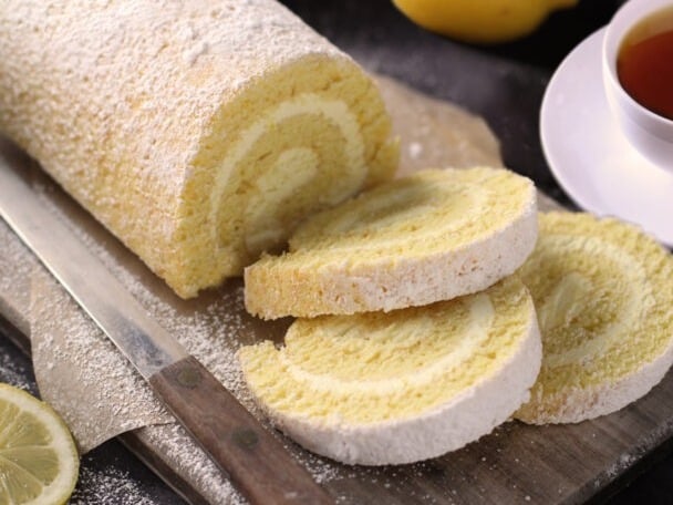 Passionfruit & Cream Swiss Roll