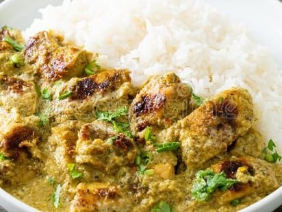 Roasted Green Chicken Curry