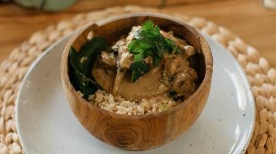 Meal for One-Satay Chicken and Vegetables with Rice-(Gluten Free/Dairy Free)