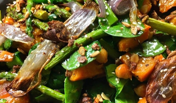 Roasted Pumpkin, Chickpea & Caramilised Red Onion Salad (GF)