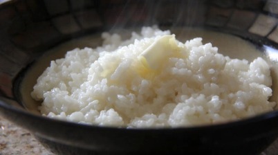 Steamed rice