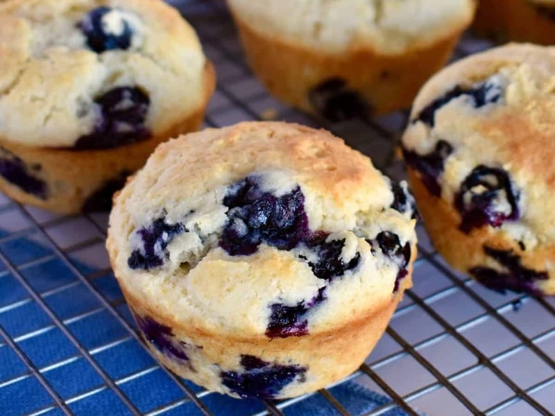 Blueberry & Ricotta Muffins