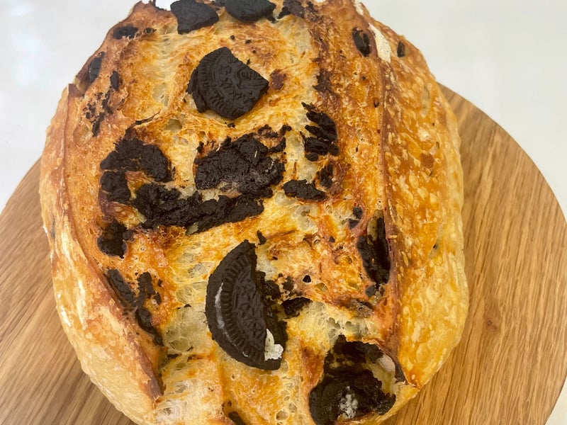 Cookies and Cream Sourdough