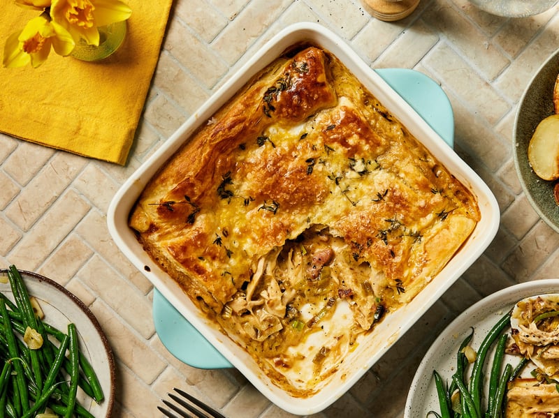 Chicken Mushroom & Leek Pie- Freezer stock