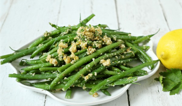 Green Beans w Lemon Gremolata