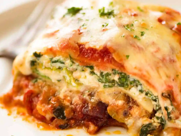 Spring Time Vegetarian Lasagne with Spinach Bechamel - FROZEN DOWN