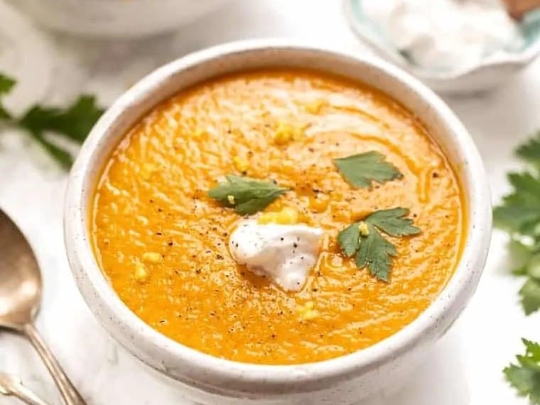 Turmeric + Carrot Coconut Soup