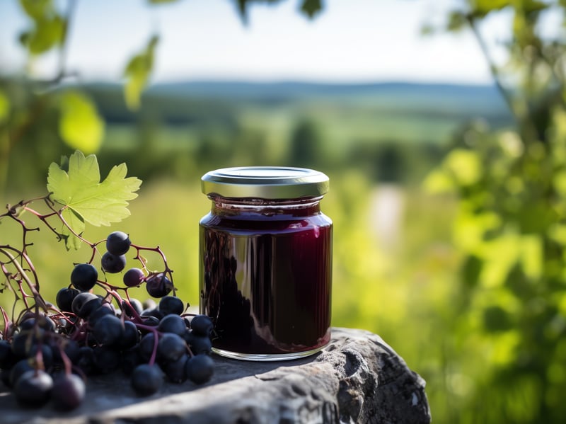 Blackcurrant & Sloeberry Jam 300g