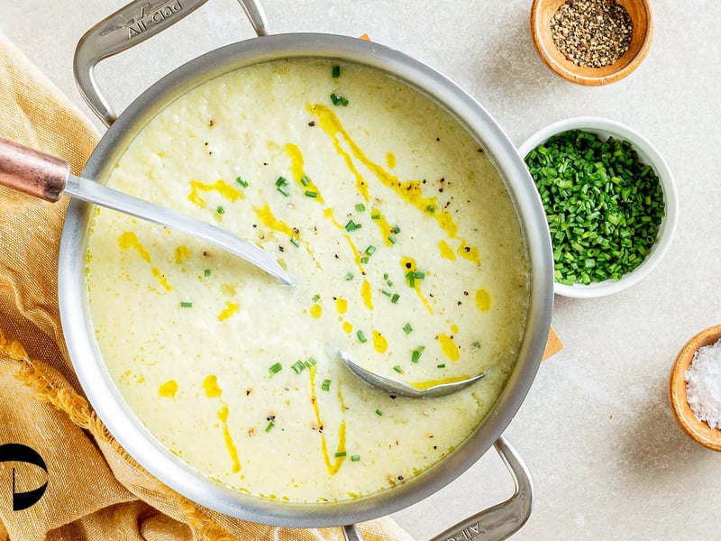 Creamy Cauliflower and Parmesan