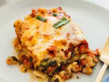 Beef and Vegetable Lasagne double