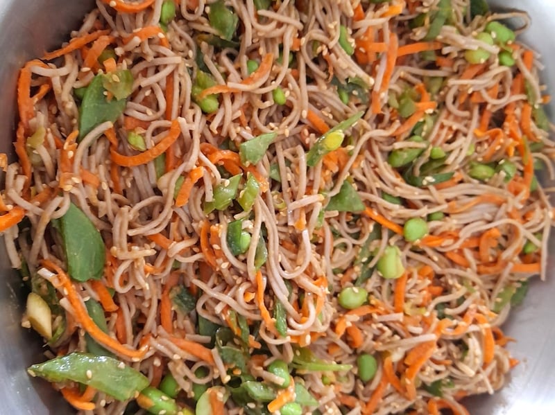 Japanese Soba Noodle Salad